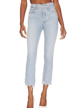 Agolde Riley high rise Jean in bitter